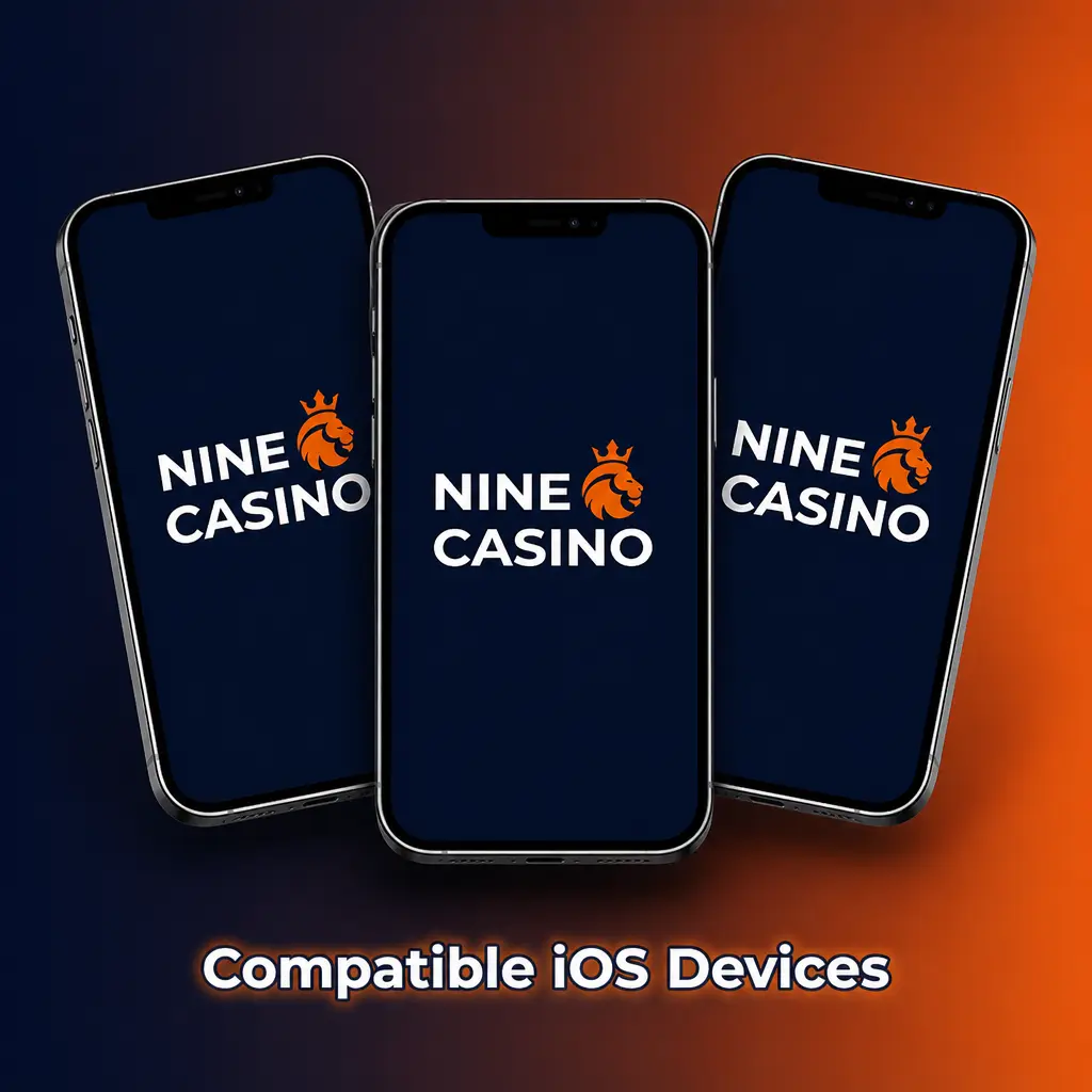 Compatible iPhone models for the Nine Casino app