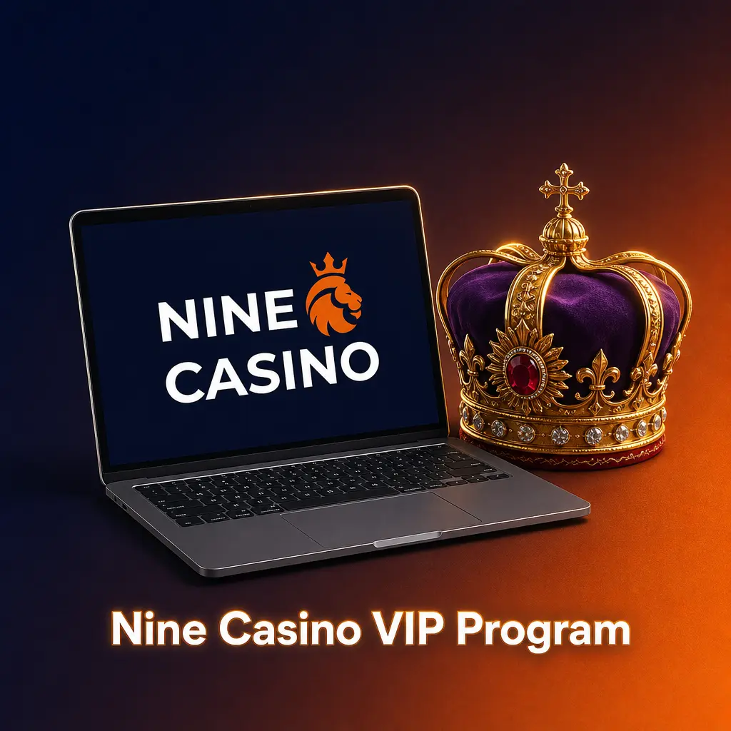 Nine Casino VIP tier badges and rewards
