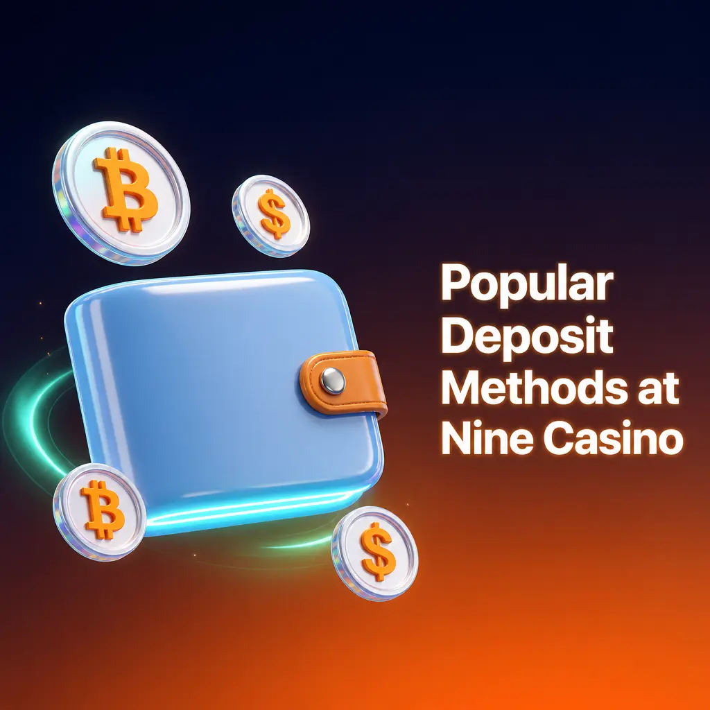 Popular deposit methods at Nine Casino